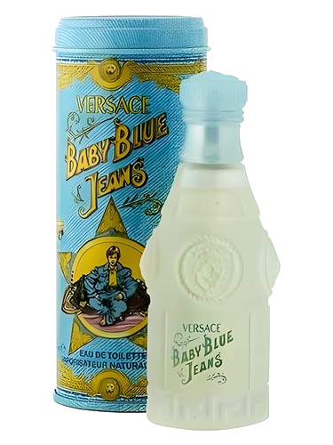 Baby Blue Jeans Versace